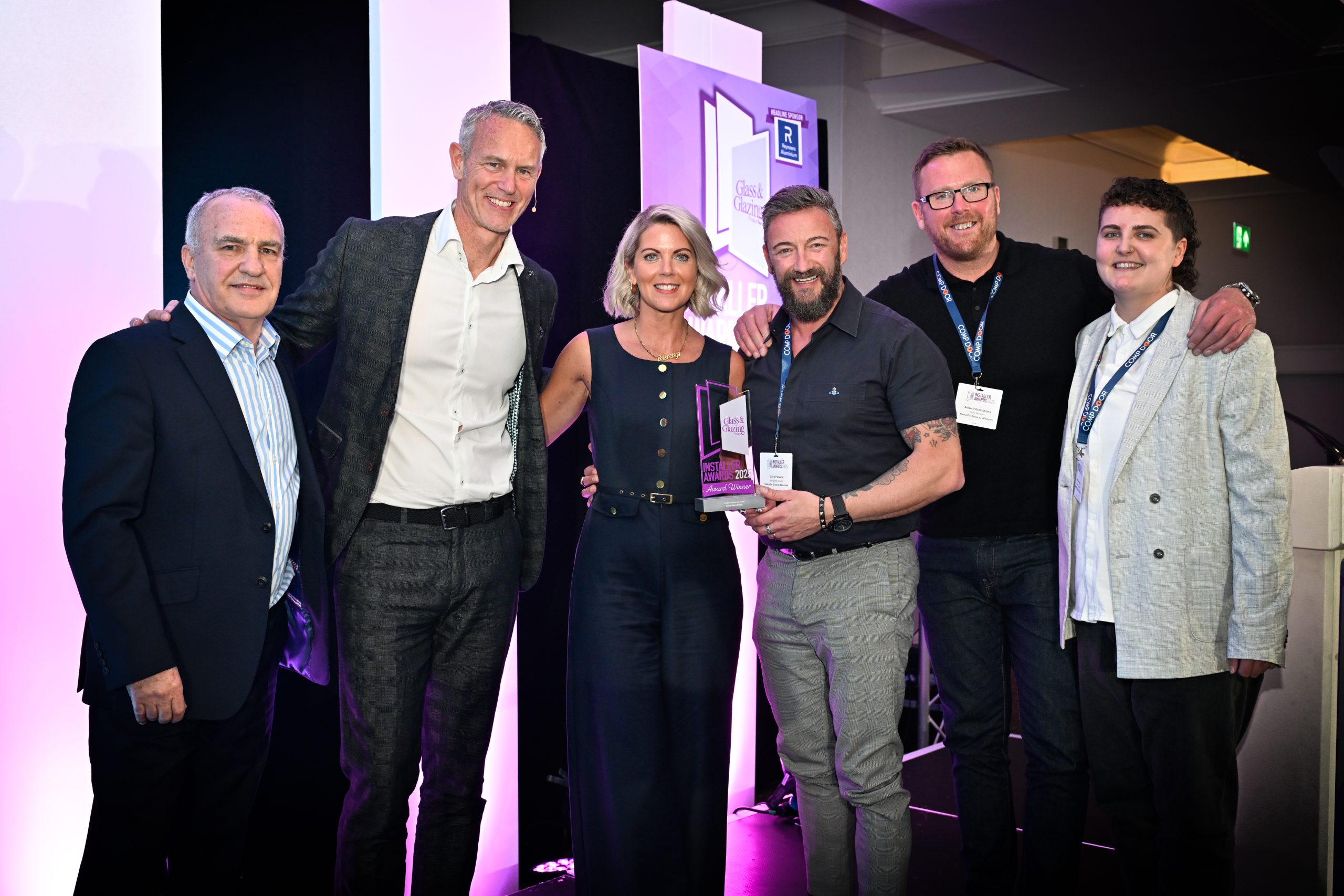 RADGAW team receiving an award at the GGP Installers Awards 2025