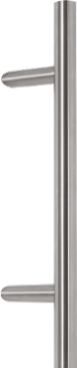500mm stainless steel bar handle with separate thumbturn